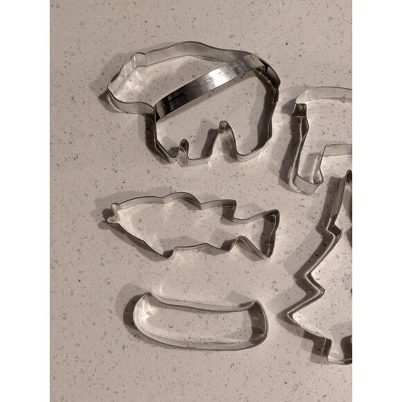 Whimsical Forest Adventure Cookie Cutter Set Stainless Steel Baking Tools - Picture 2 of 8